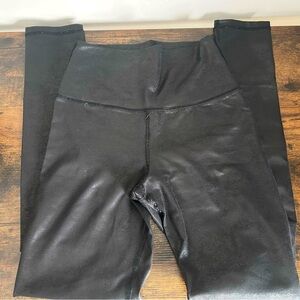Aerie Faux Leather Black Leggings